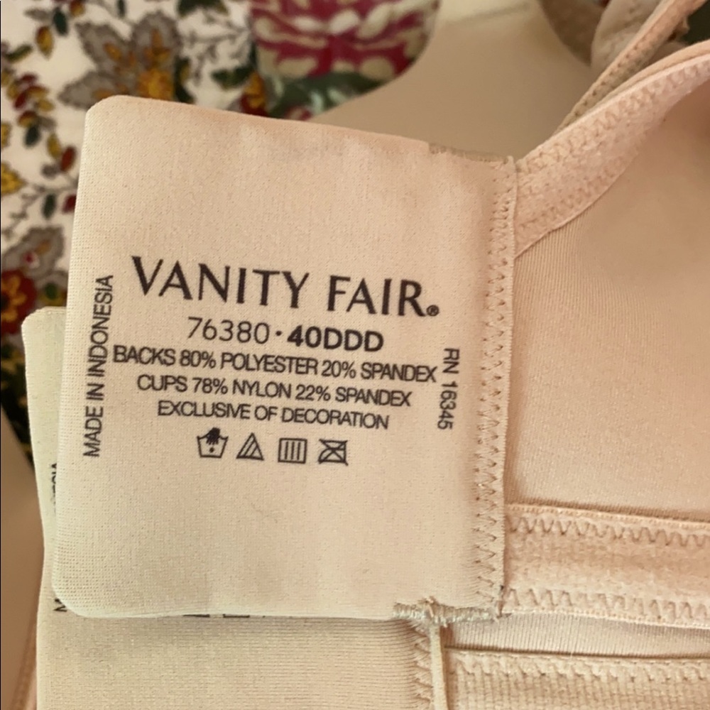 40 DDD Underwire bra